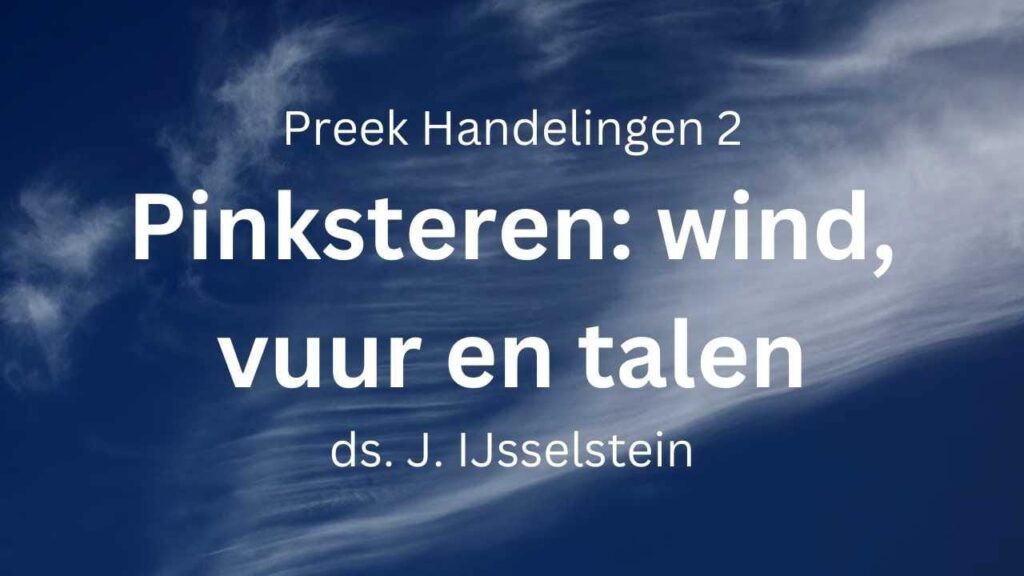 Pinkstertekenen – Handelingen 2
